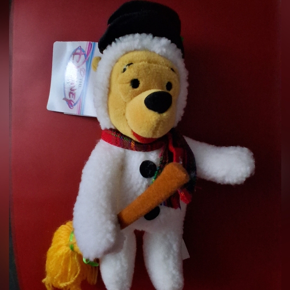🔥NWT BOUQUET Disney WINNIE DE POOH Christmas Plush & FREE GIFT - Picture 9 of 12